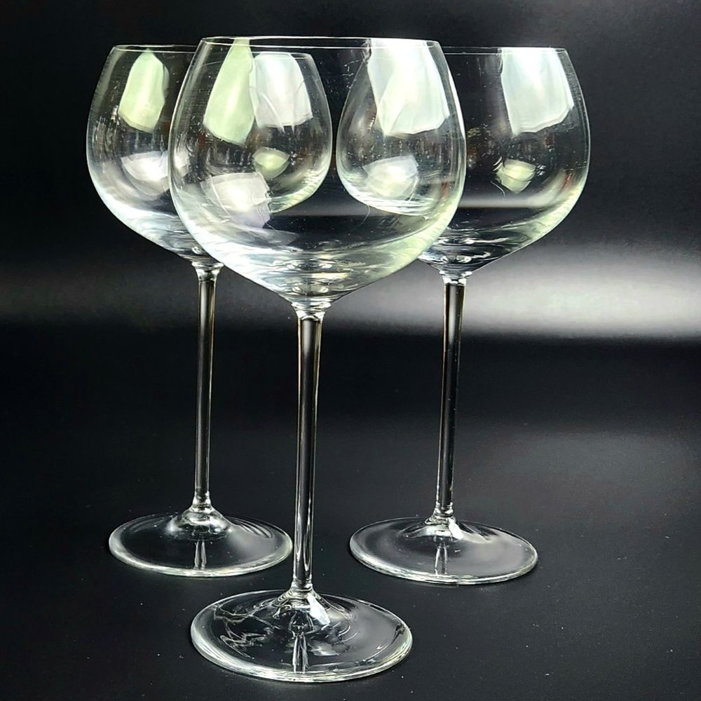 Vintage Water Goblet Serenade by LENOX - Set of 3 - 8 3/8"